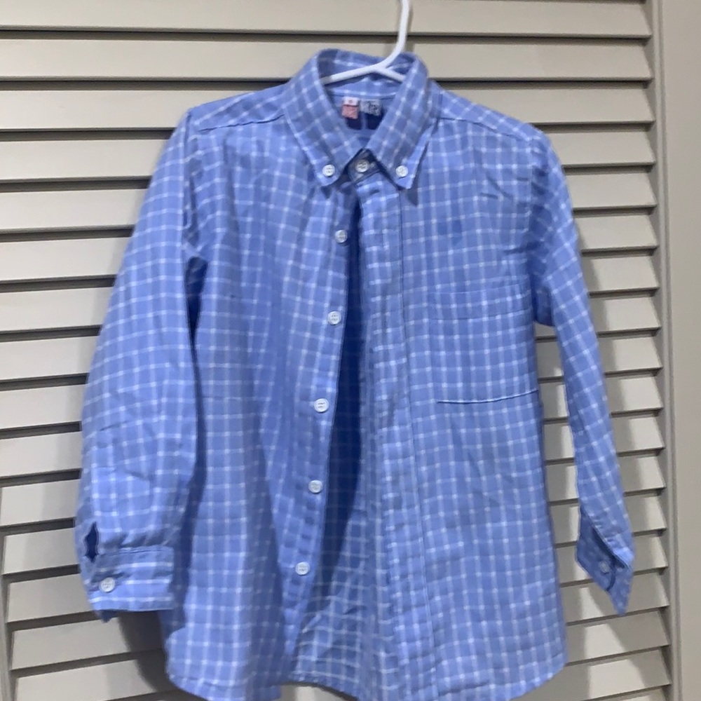 Plaid Blue Button Down